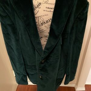 Men’s Custom Made Velour Blazer